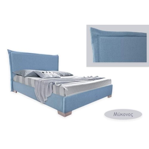 Yφασμάτινο Kρεβάτι MYKONOS + Στρώμα Δώρο 