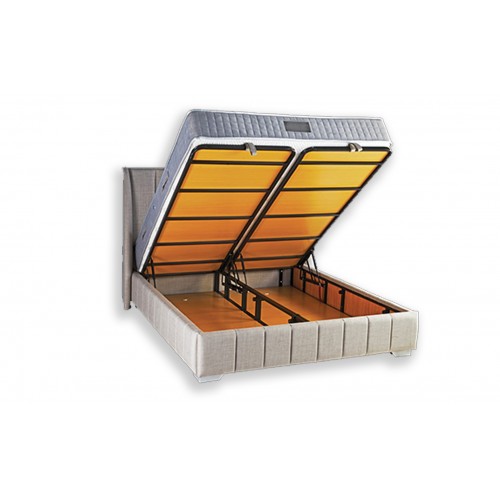 Yφασμάτινο Kρεβάτι με αποθηκευτικό χώρο PENELOPE