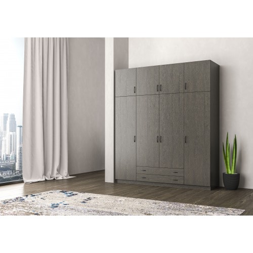 Ντουλάπα τετράφυλλη με πατάρι RUBY