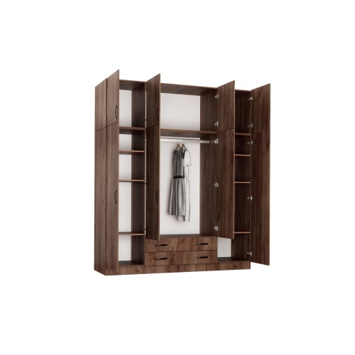 Ντουλάπα τετράφυλλη με πατάρι REGINA Ντουλάπα τετράφυλλη με πατάρι REGINA