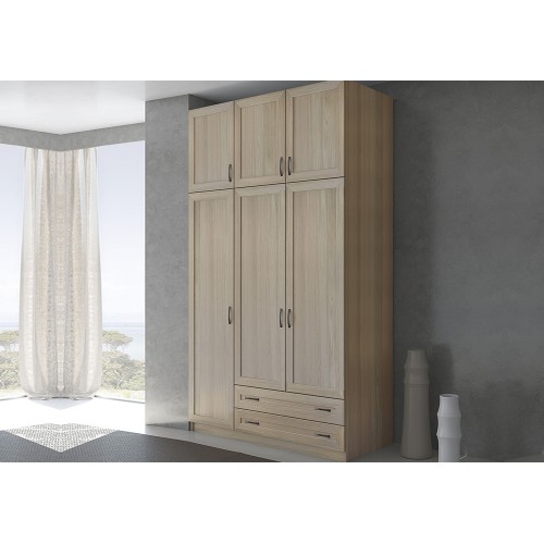 Ντουλάπα τρίφυλλη ανοιγόμενη με πατάρι LOTUS