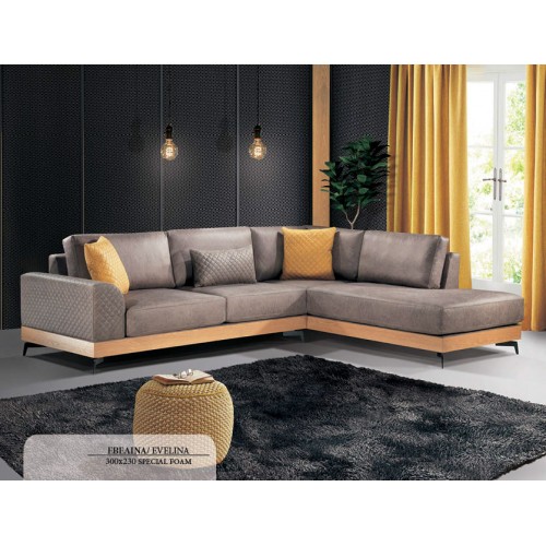 Γωνιακός Καναπές ΕVELINA Γωνιακός Καναπές ΕVELINA