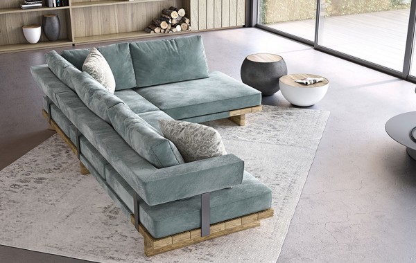 Γωνιακός καναπές MYTHOS